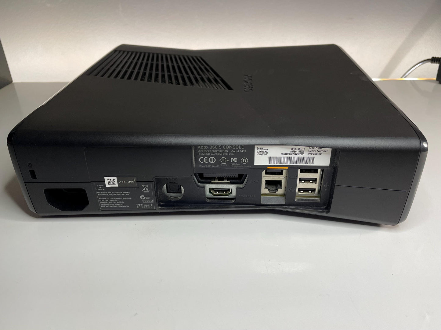 Xbox360 Slim 1TB SSD Unlocked Console | Refurbished | One Controller + Power Supply Retro Console