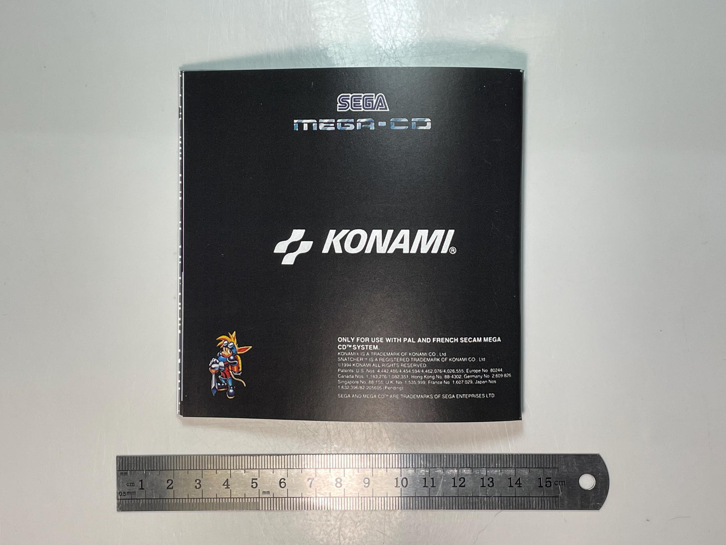 Snatcher - PAL Mega CD replacement reproduction manual