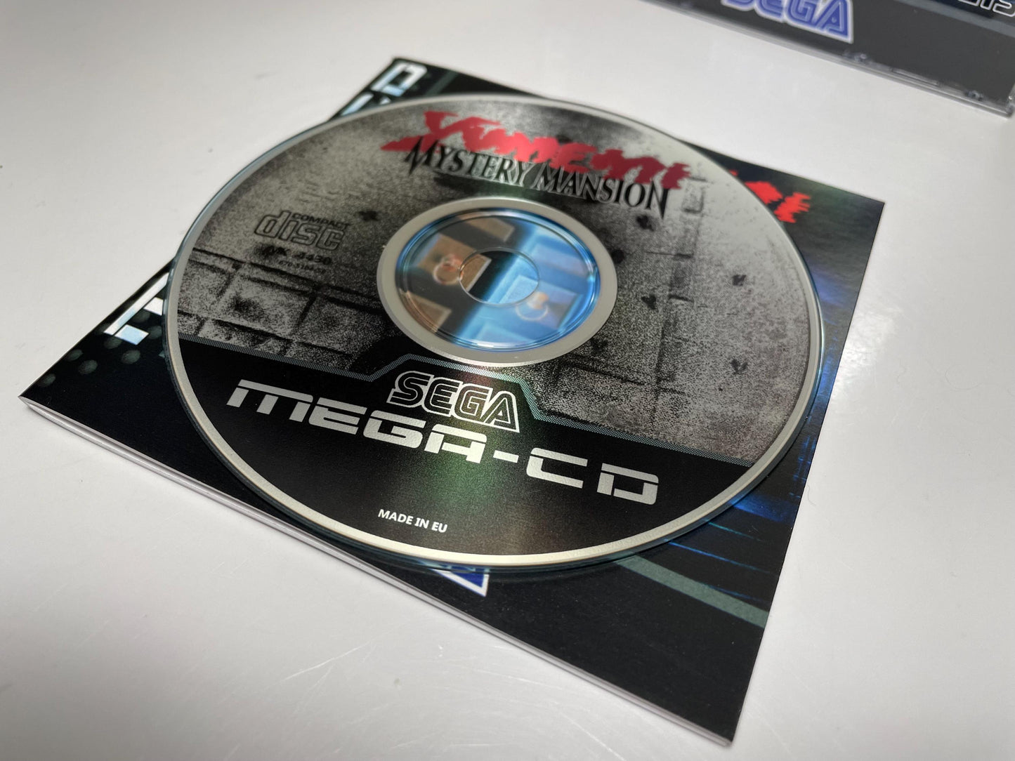 Yumemi Mystery Mansion PAL Mega CD Reproduction/Replacement Case, Disc and Manual