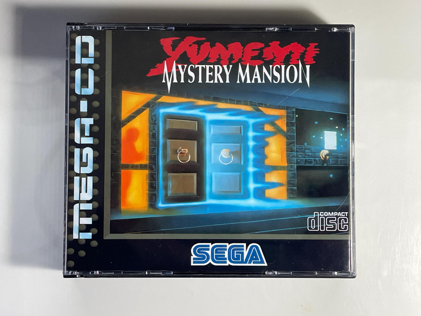Yumemi Mystery Mansion PAL Mega CD Reproduction/Replacement Case, Disc and Manual