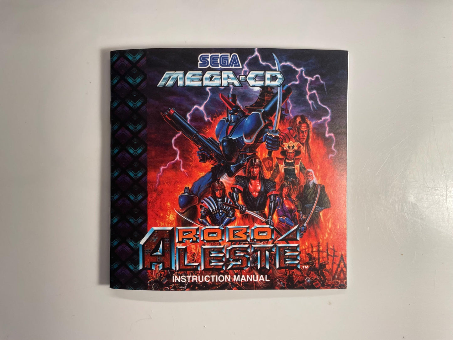 Robo Aleste PAL Mega CD Reproduction/Replacement Case, Disc and Manual