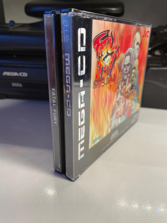 Fatal Fury Special PAL Mega CD Reproduction/Replacement Case, Disc and Manual