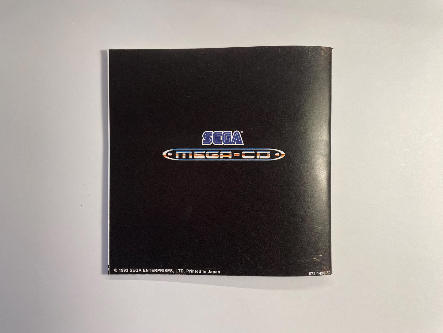 Sonic CD PAL Mega CD Reproduction/Replacement Case, Disc and Manual