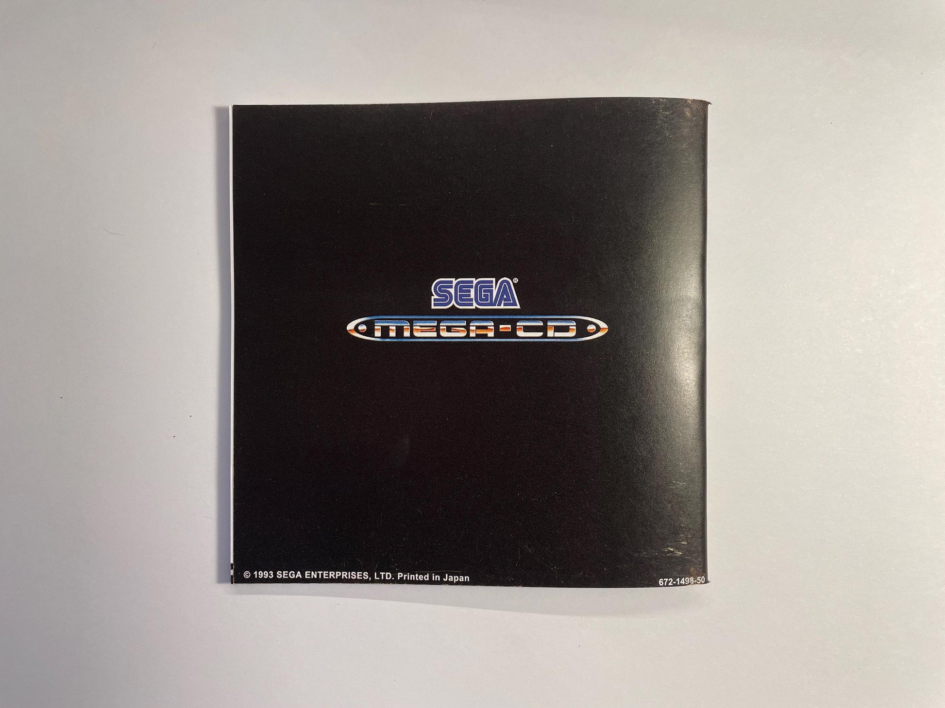 Sonic CD PAL Mega CD Reproduction/Replacement Case, Disc and Manual