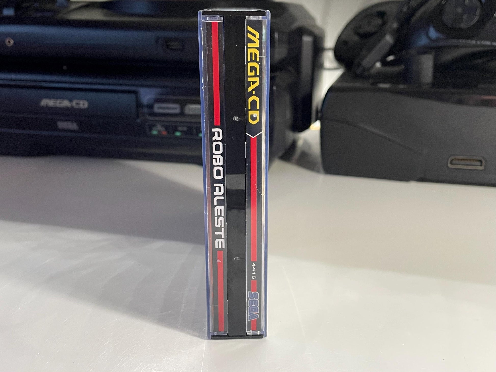 Robo Aleste PAL Mega CD Reproduction/Replacement Case, Disc and Manual